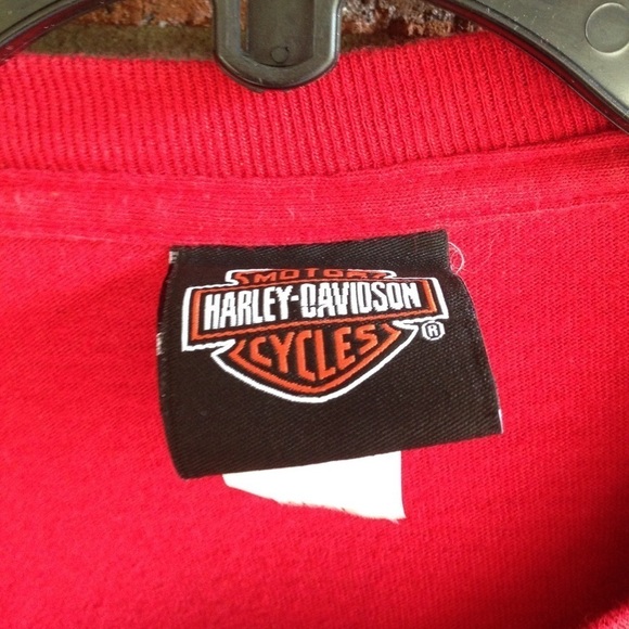 HARLEY Davidson Long Sleeve Shirt Size Large - Picture 8 of 8